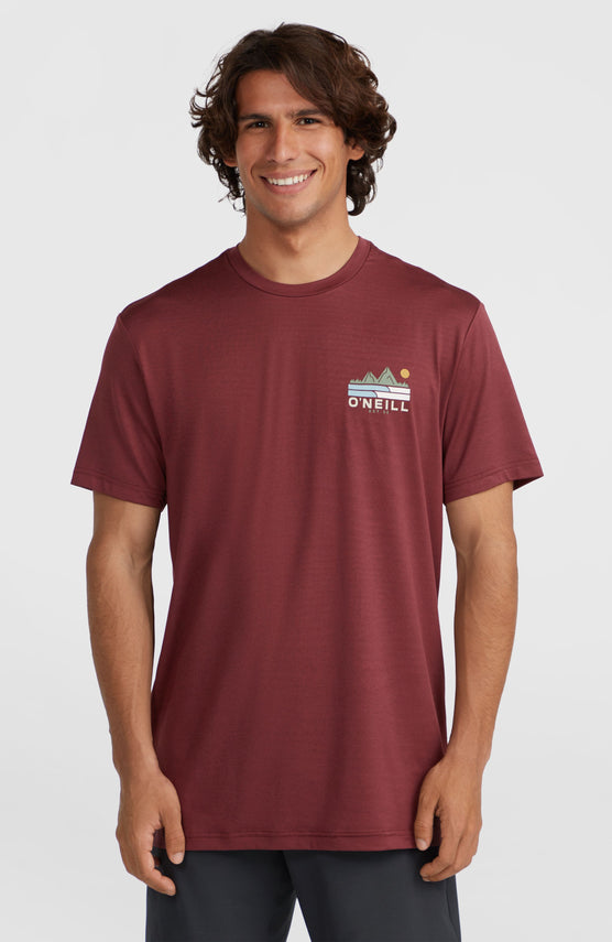 O'Neill TRVLR Series UPF T-shirt | Burgundy