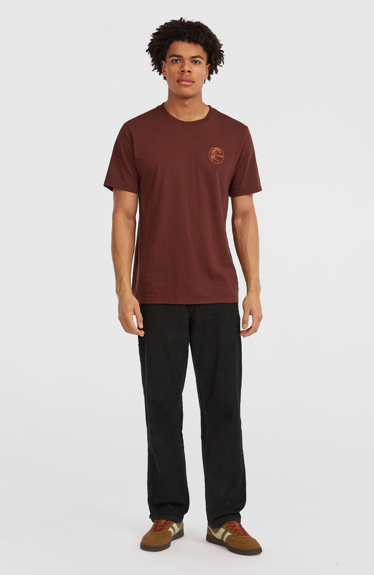 O'Riginals Retro Back-Print T-shirt | Hazel Spice