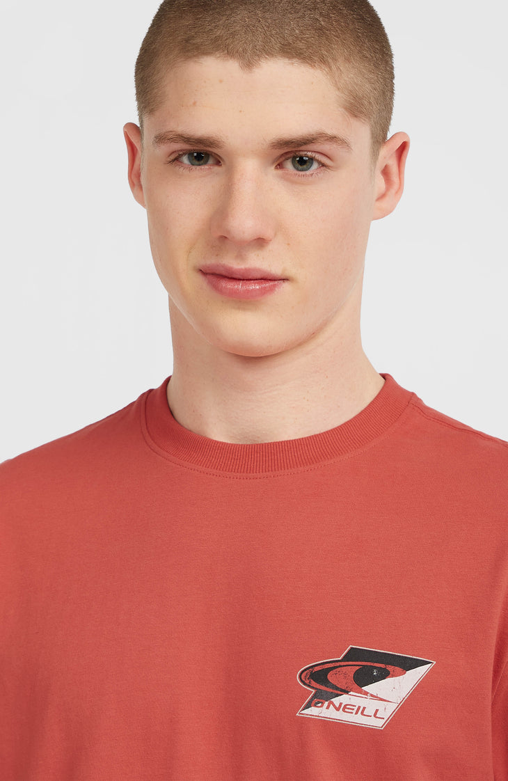 Re-Issue Graphic T-shirt | Hot Red