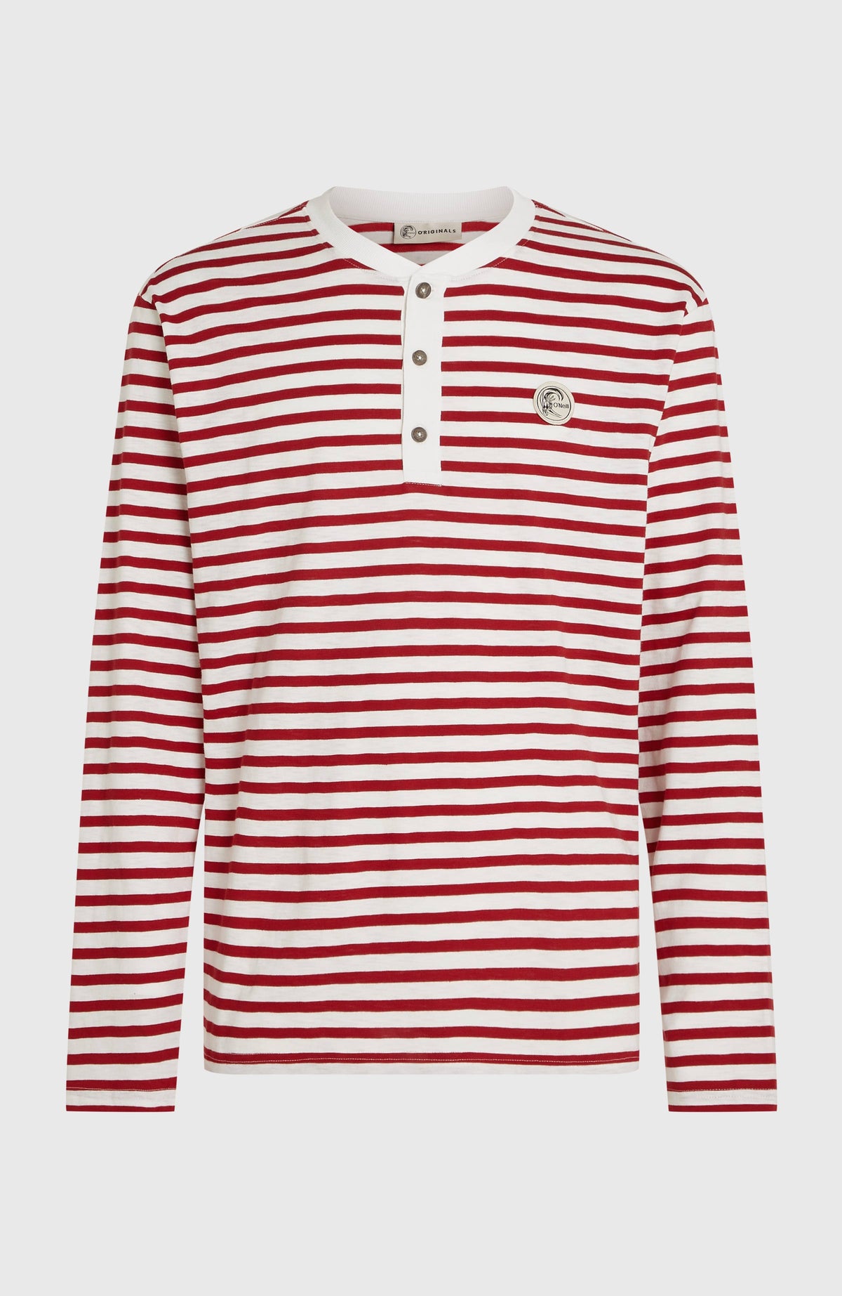O'Riginals shirt met lange mouwen | White/Red Originals Stripe