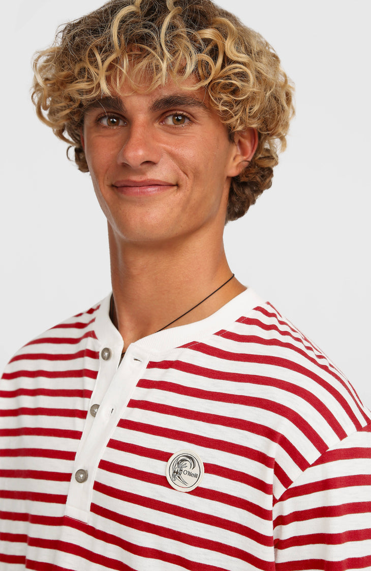 O'Riginals shirt met lange mouwen | White/Red Originals Stripe