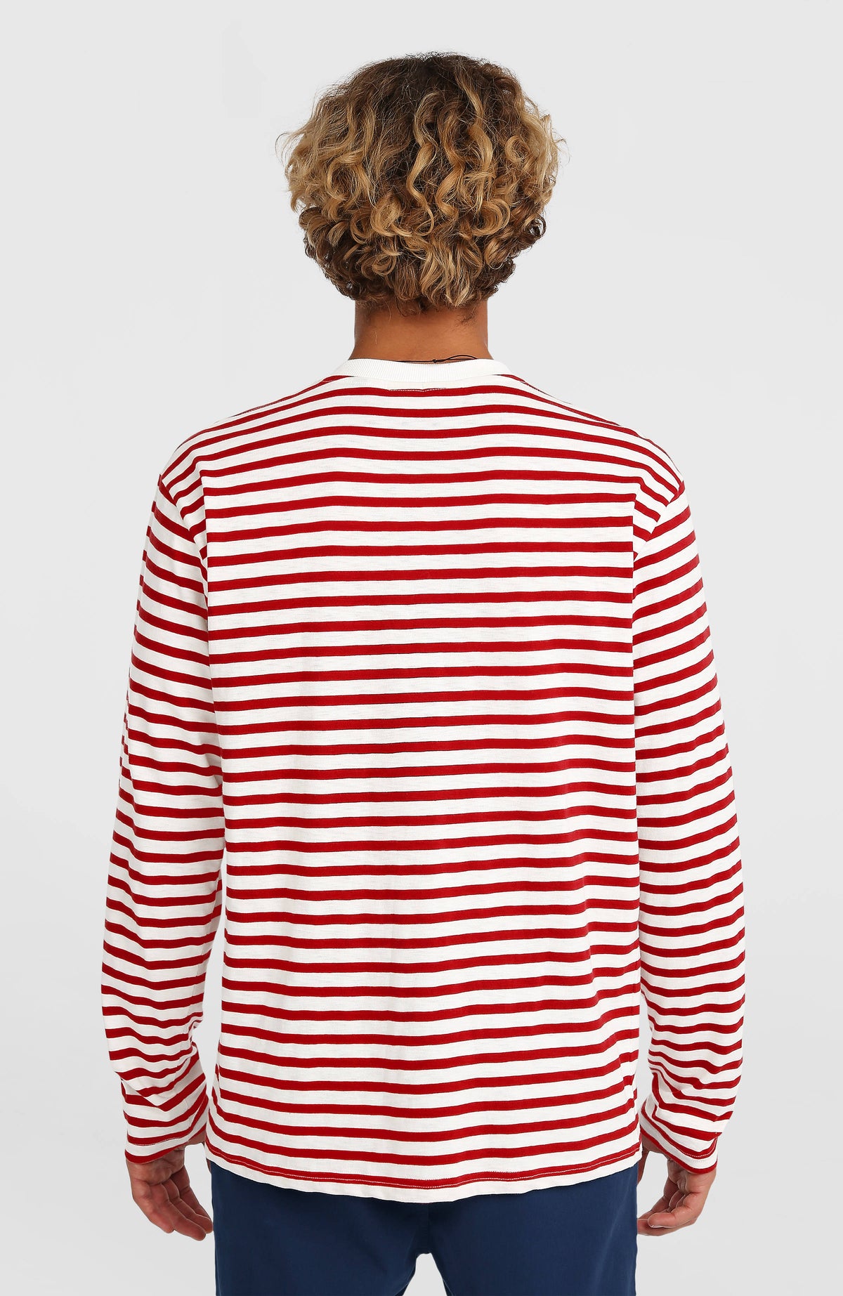 O'Riginals shirt met lange mouwen | White/Red Originals Stripe