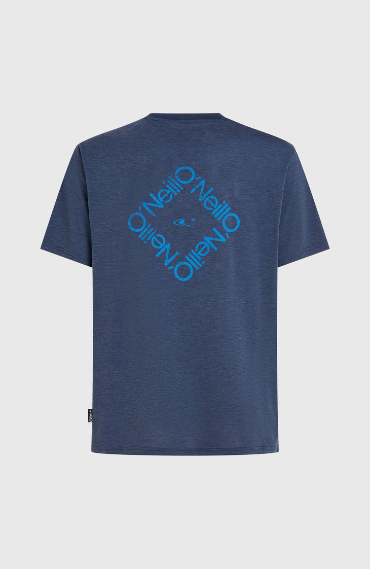 O'Neill Hybrid Polygiene Back-Print T-shirt | English Evening
