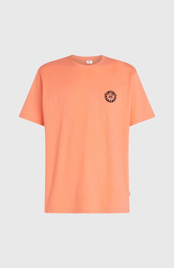 O'Neill Slub Back-Print T-shirt | Funky Peach