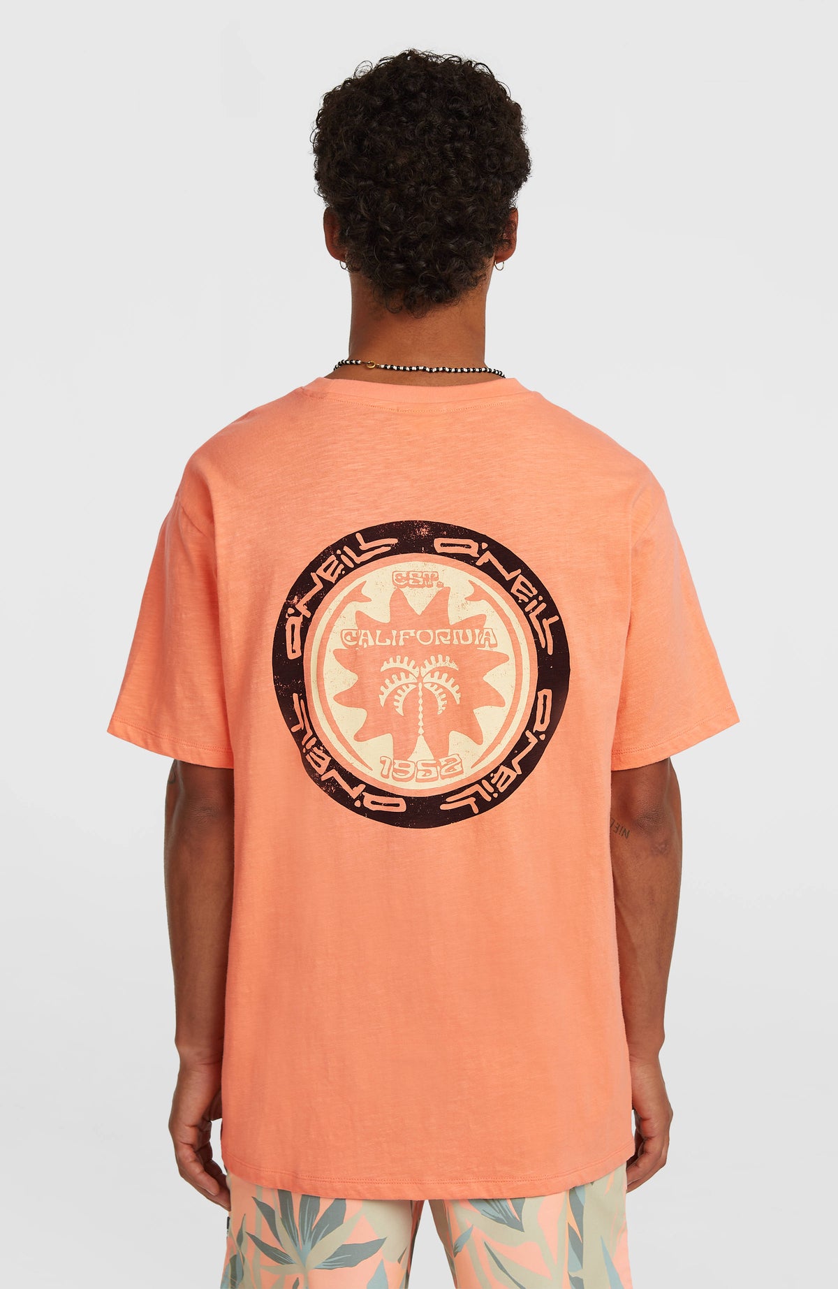O'Neill Slub Back-Print T-shirt | Funky Peach