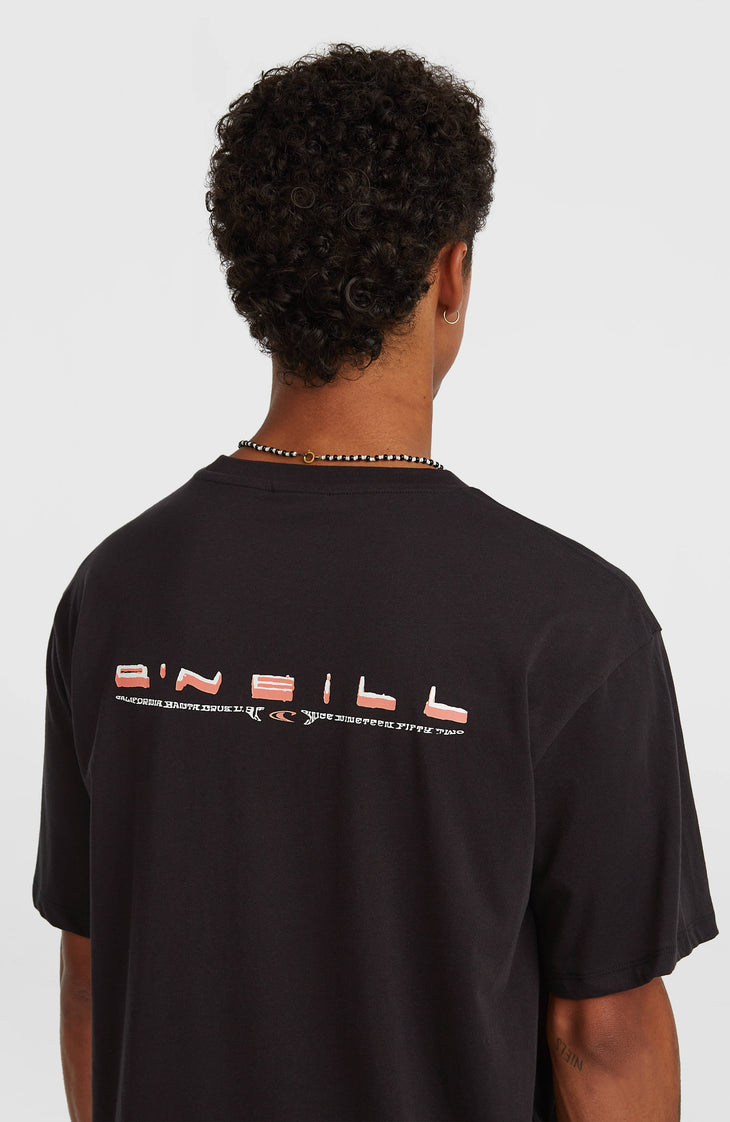 O'Neill Retro Back-Print T-shirt | Black Out