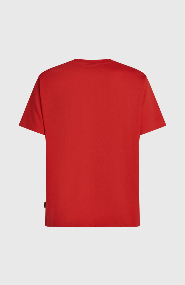 Essentials 90s Logo T-shirt | High Risk Red