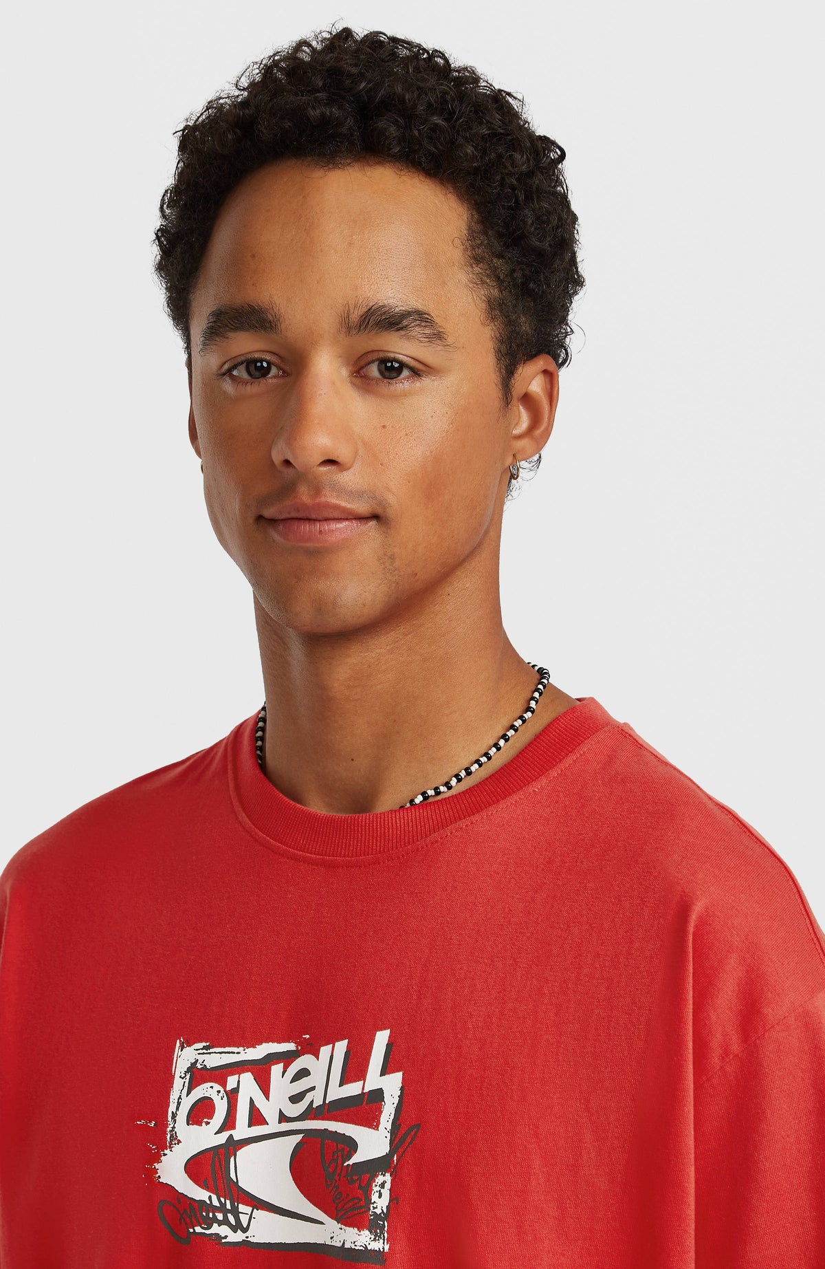 Essentials 90s Logo T-shirt | High Risk Red