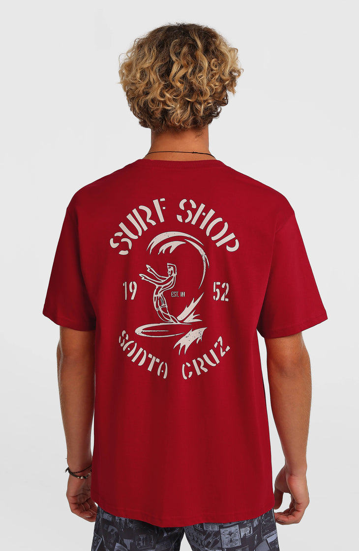 O'Riginals Surf Shop T-shirt | Midnight Poppy