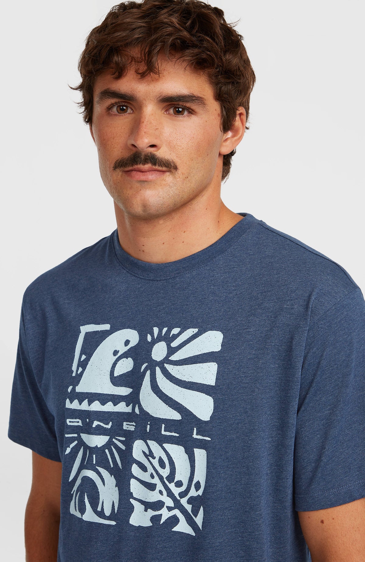 O'Neill Melange Front-Print T-shirt | English Evening