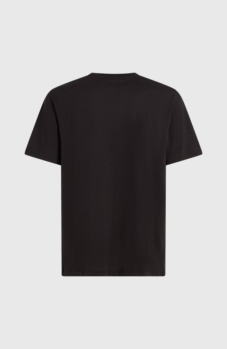 Photo Front-Print T-shirt | Black Out