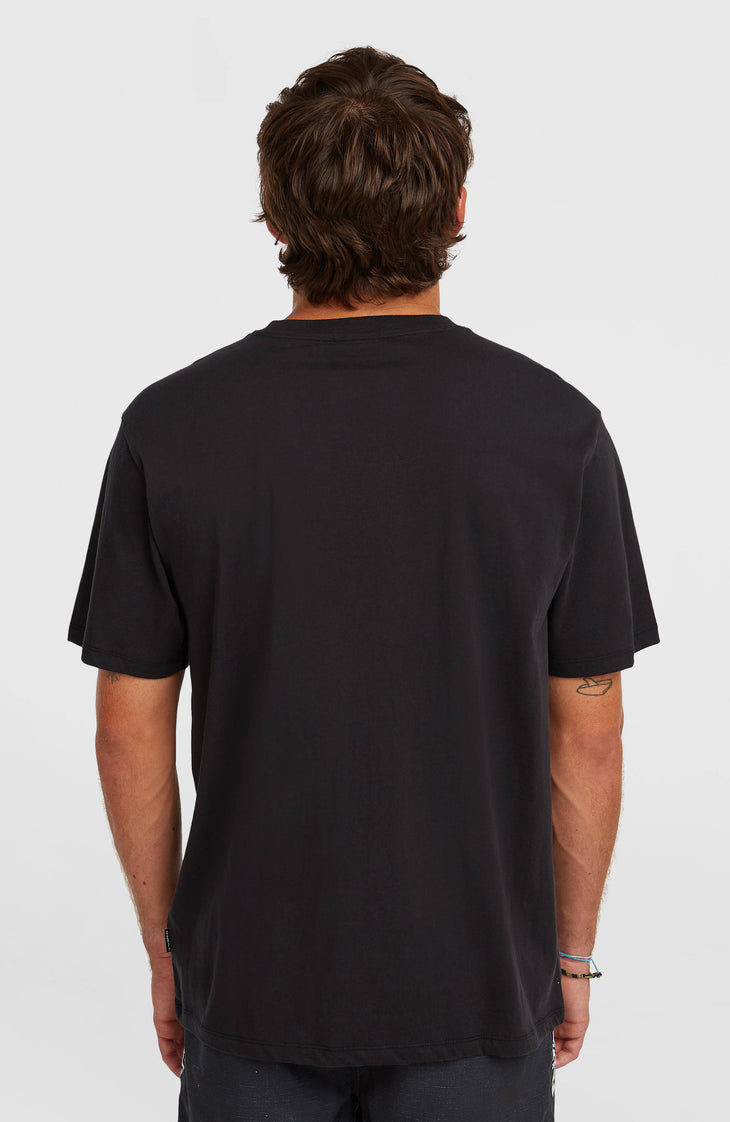 Photo Front-Print T-shirt | Black Out