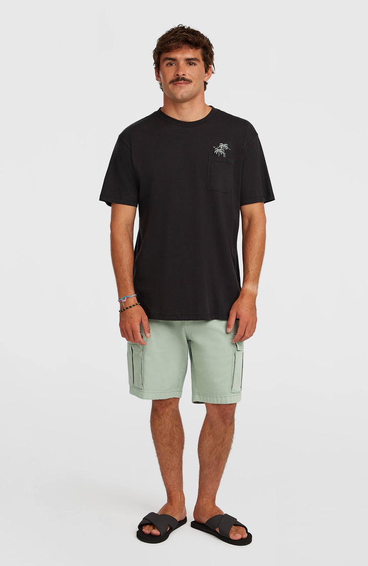 Chest Pocket T-shirt | Black Out