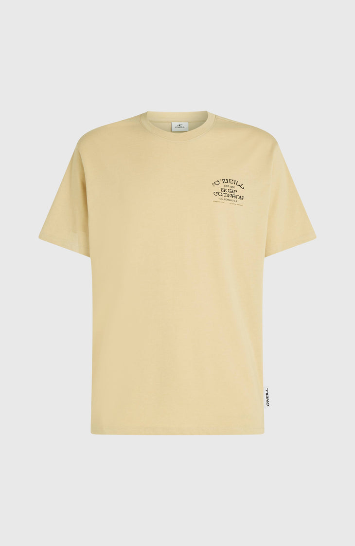 Melange Chest-Print T-shirt | Cocoa Sand