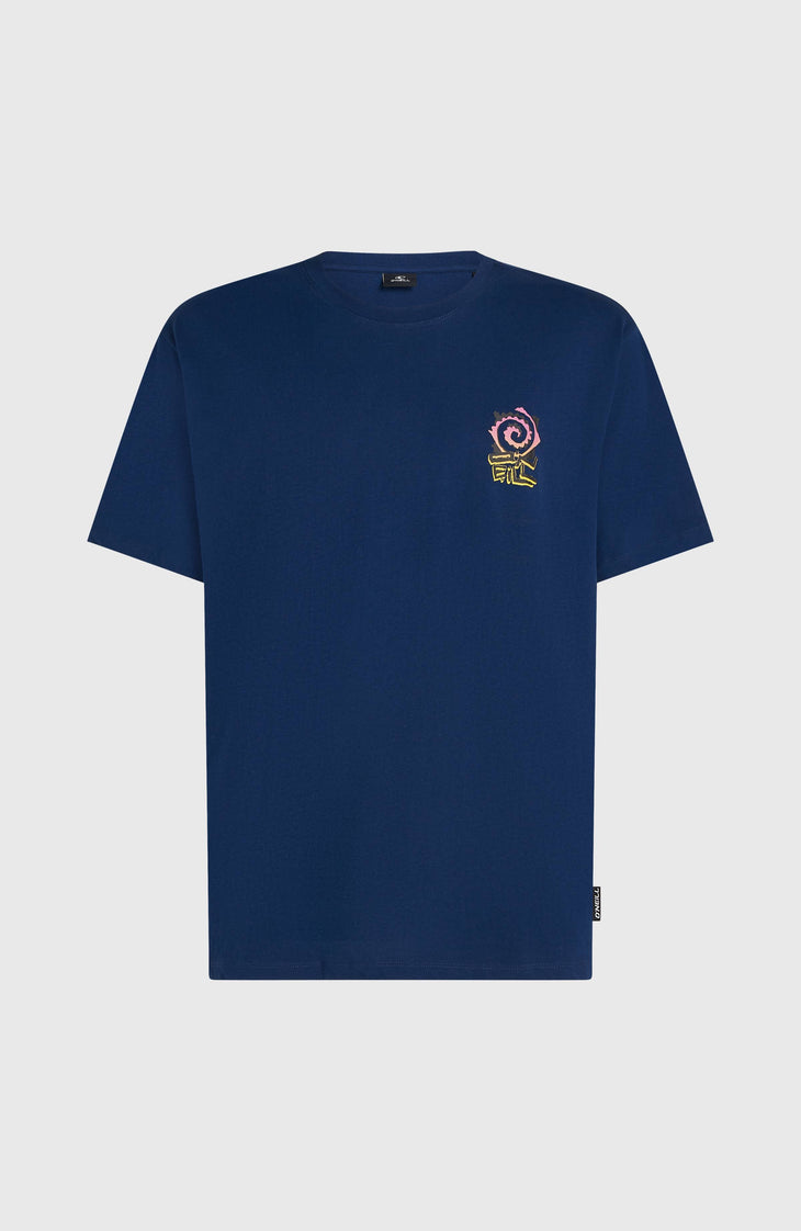 Chest Print T-shirt | English Evening