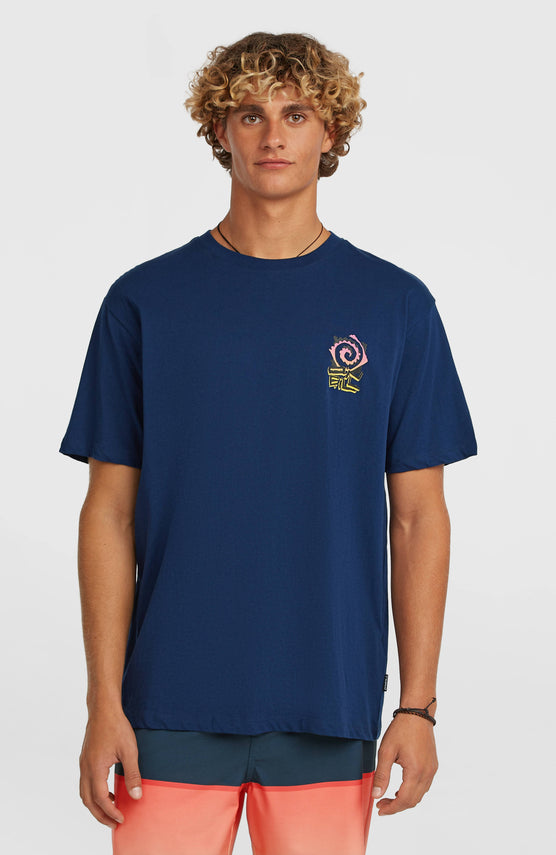 Chest Print T-shirt | English Evening