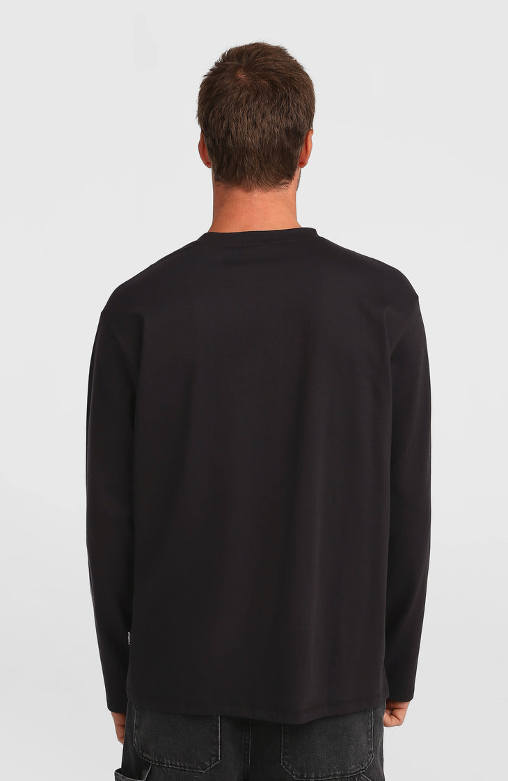 Essentials 90s Logo shirt met lange mouwen | Black Out