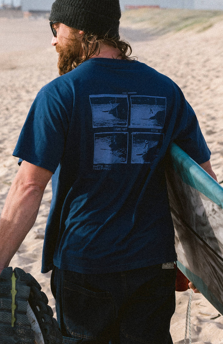 O'Riginals Retro Back-Print T-shirt | Regal Blue