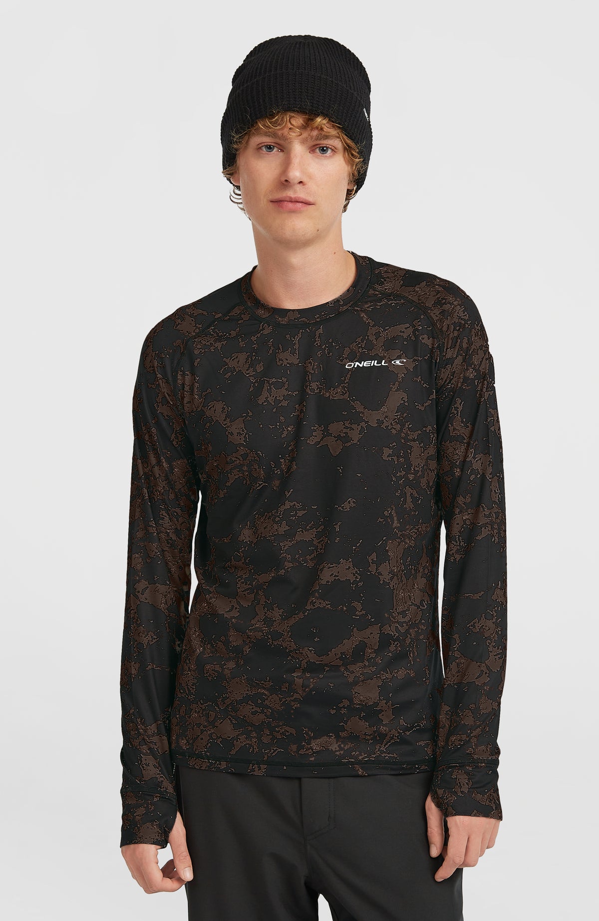 Thermoshirt | Black/Beige Quarry