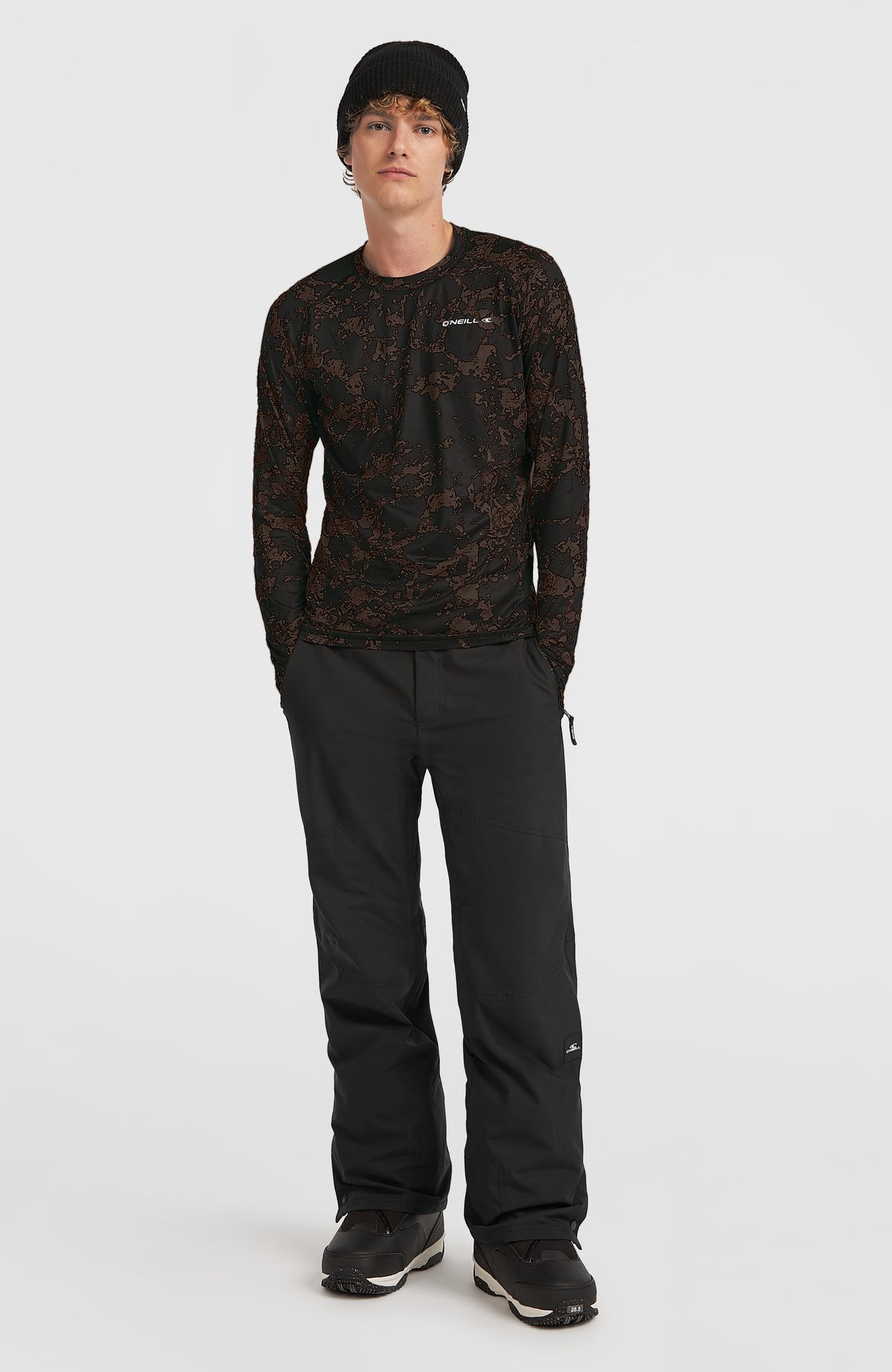 Thermoshirt | Black/Beige Quarry