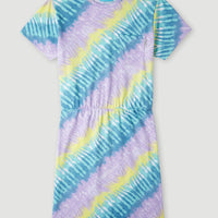 Jurk Masina Jersey Print | Blue Tie Dye