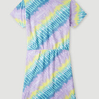 Jurk Masina Jersey Print | Blue Tie Dye