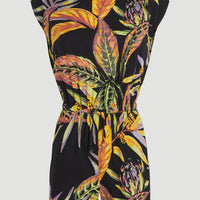 Playsuit Talia | Black Tropical Flower