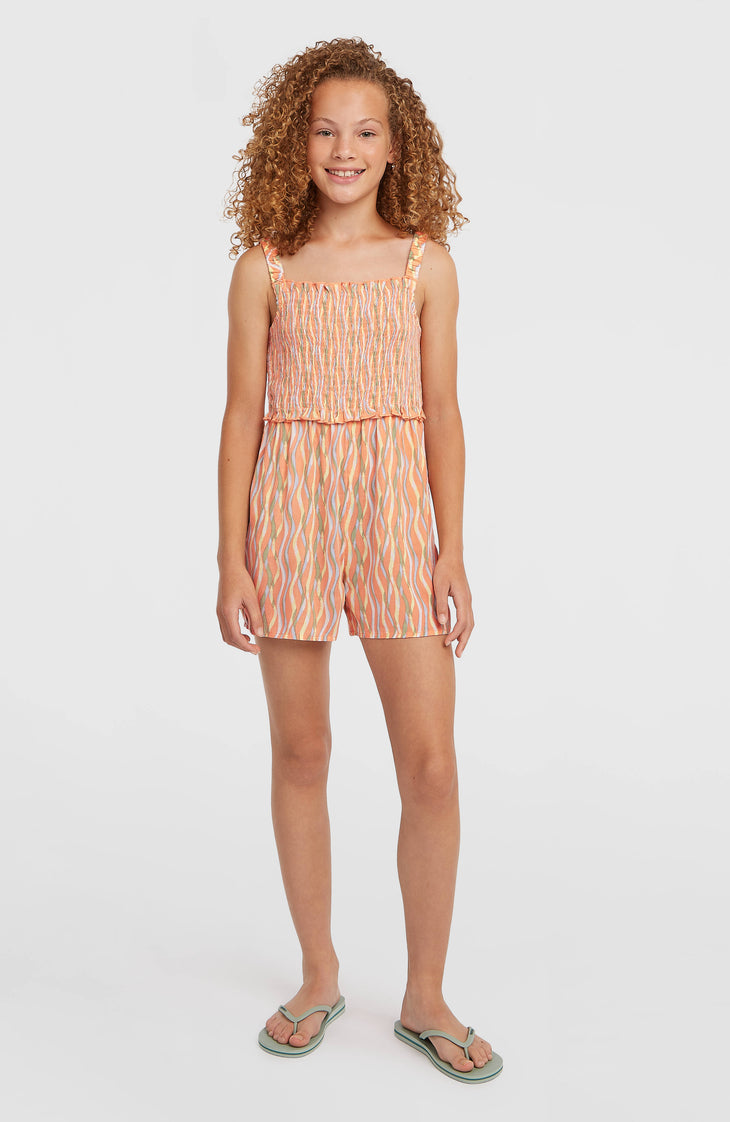 O'Neill geweven playsuit | Funky Peach Swirly