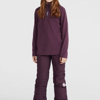 Jack's Polartec® 100 fleecetrui met halve rits | Aubergine