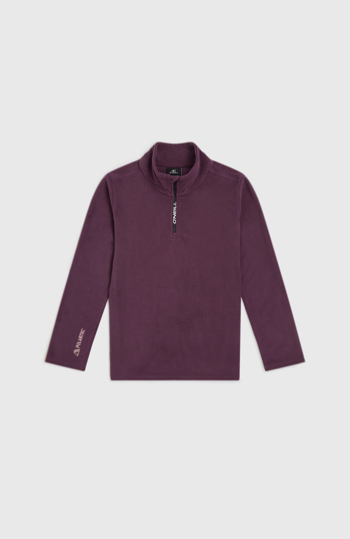 Jack's Polartec® 100 fleecetrui met halve rits | Aubergine