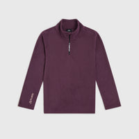 Jack's Polartec® 100 fleecetrui met halve rits | Aubergine