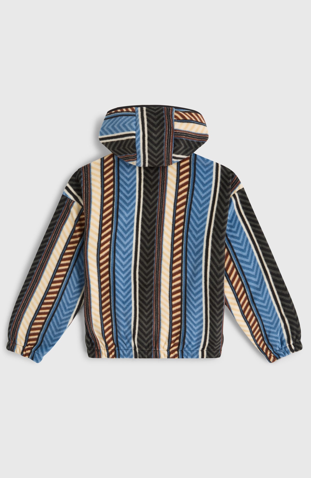Superfleece hoodie met halve rits | Blue Vintage O'Neill Stripe