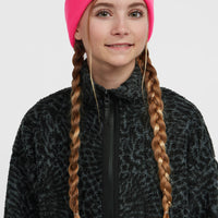 High-Pile fleecevest met volledige rits | Black Animalica