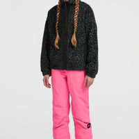 High-Pile fleecevest met volledige rits | Black Animalica