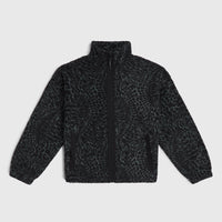 High-Pile fleecevest met volledige rits | Black Animalica