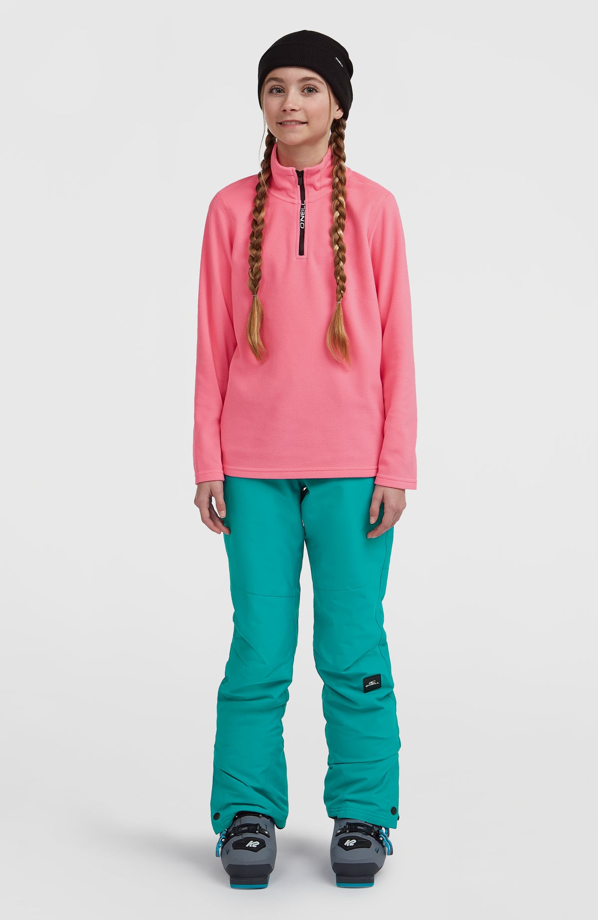 FWC'Cruz Jack's Polartec® fleecetrui met halve rits | Skater Pink