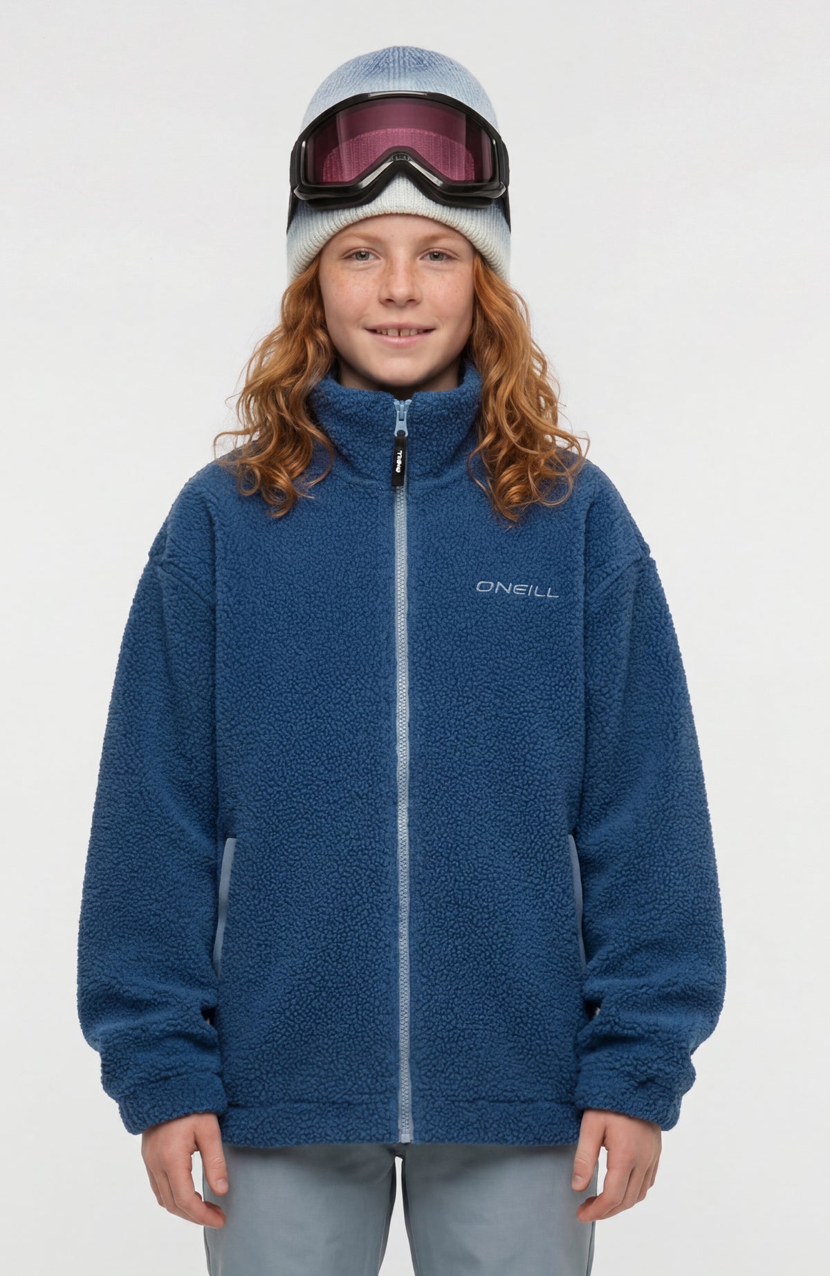 High-Pile fleecevest met volledige rits | Regal Blue