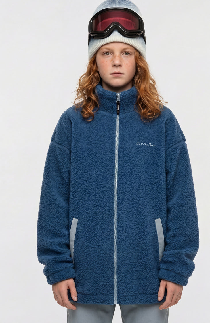 High-Pile fleecevest met volledige rits | Regal Blue