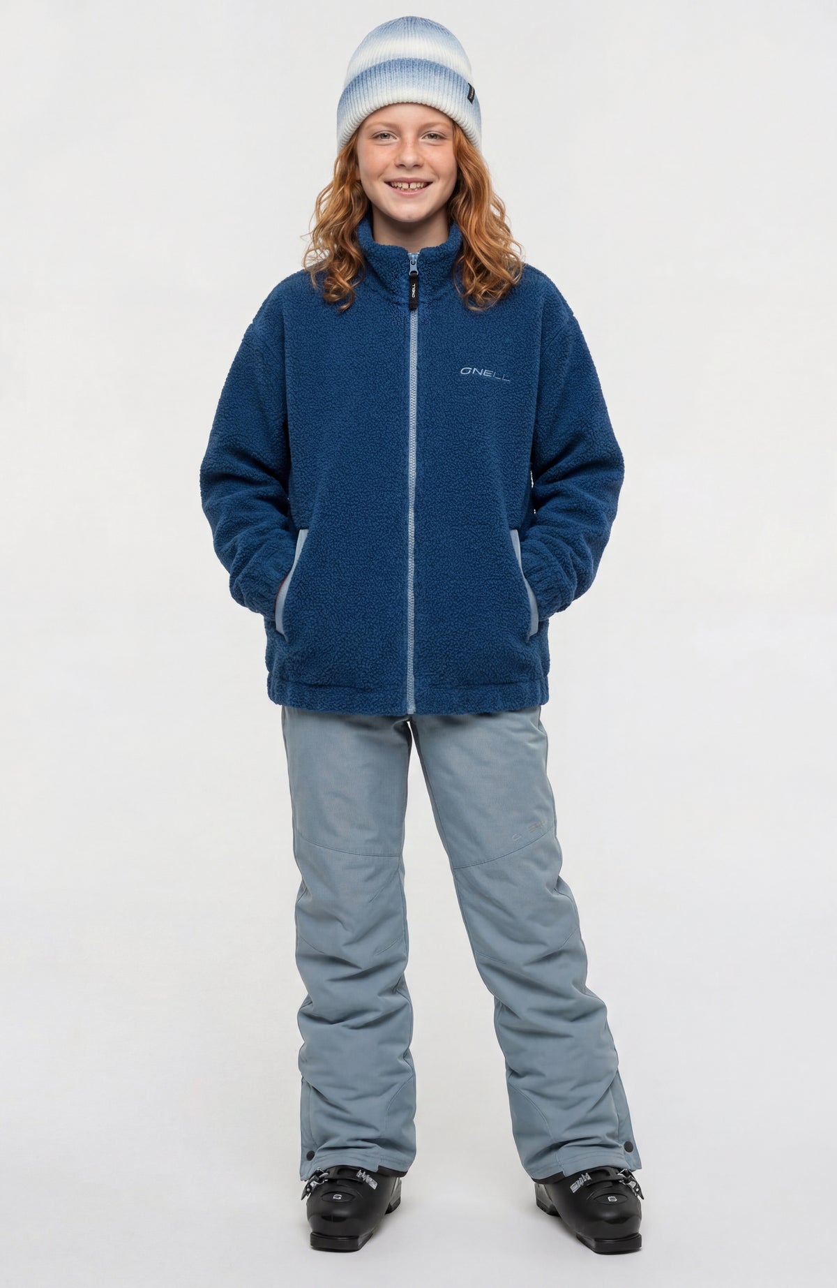 High-Pile fleecevest met volledige rits | Regal Blue