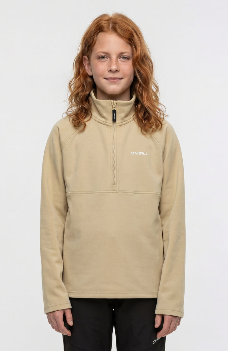 FWC'Cruz fleecetrui met halve rits | Olive Blush