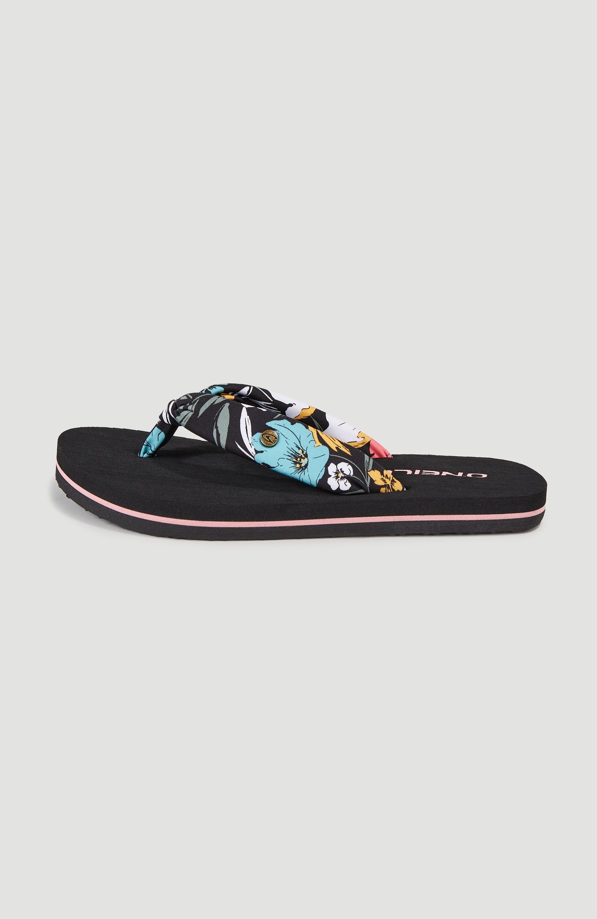 Ditsy Sun slippers | Black/Blue Bluemchen