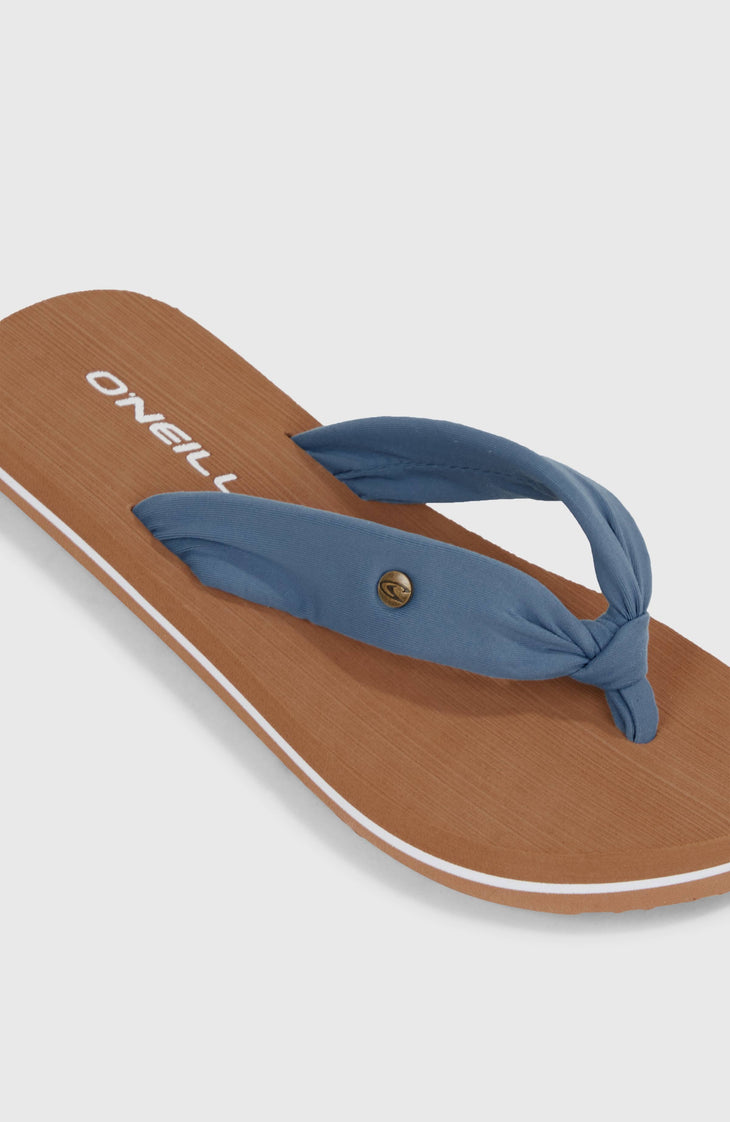 Ditsy Sun slippers | Copen Blue