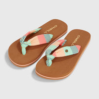 Ditsy Sun slippers | Stipple Stripe