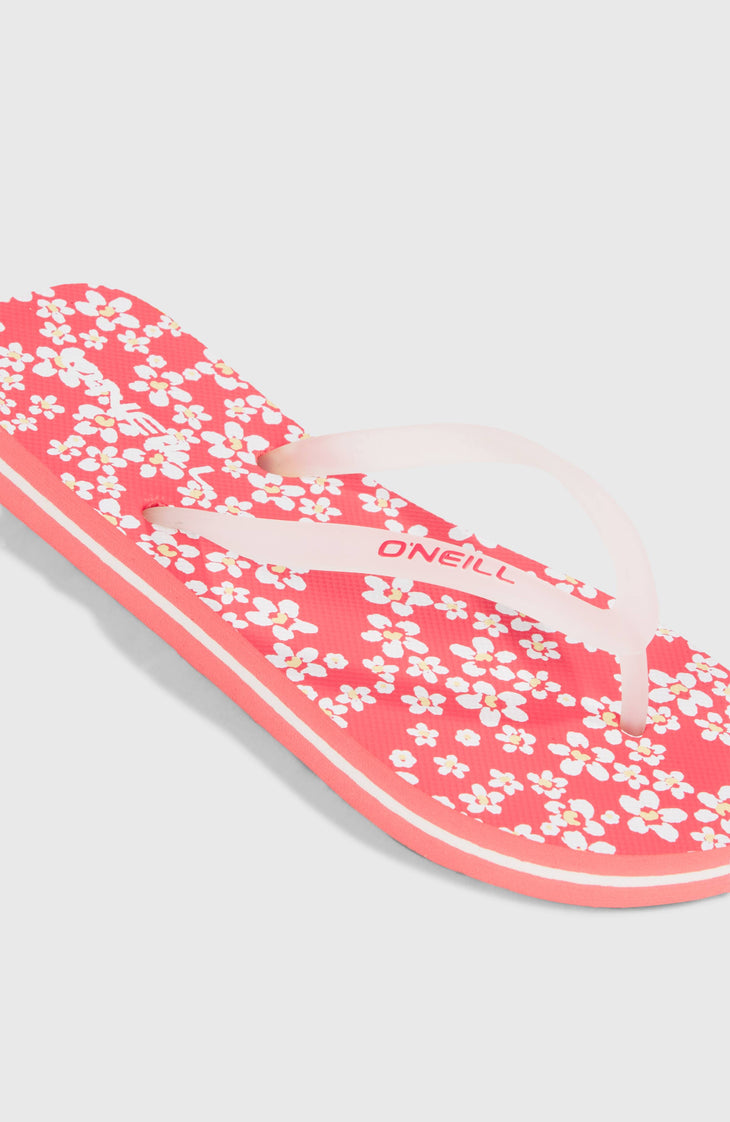 Profile Graphic slippers | Pink Milliflower