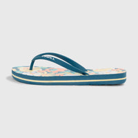 Profile Graphic slippers | Blue Santa Monica