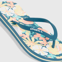 Profile Graphic slippers | Blue Santa Monica