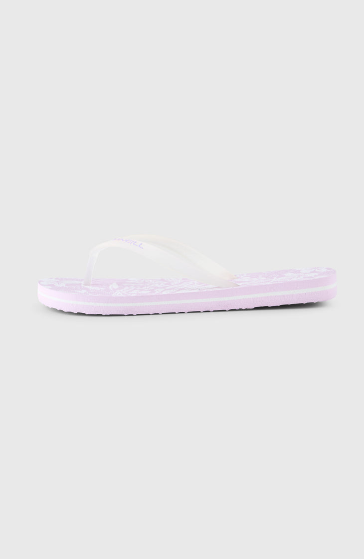 Profile Graphic slippers | Purple Island Sky