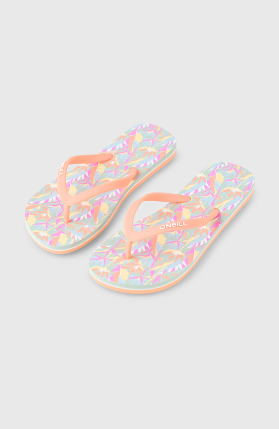 Profile Graphic slippers | Green Wmns Tropicana