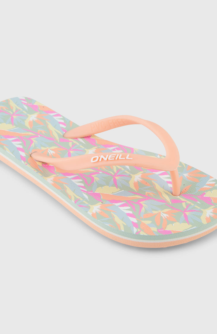 Profile Graphic slippers | Green Wmns Tropicana
