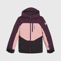 Carbonite wintersportjas | Aubergine Colour Block